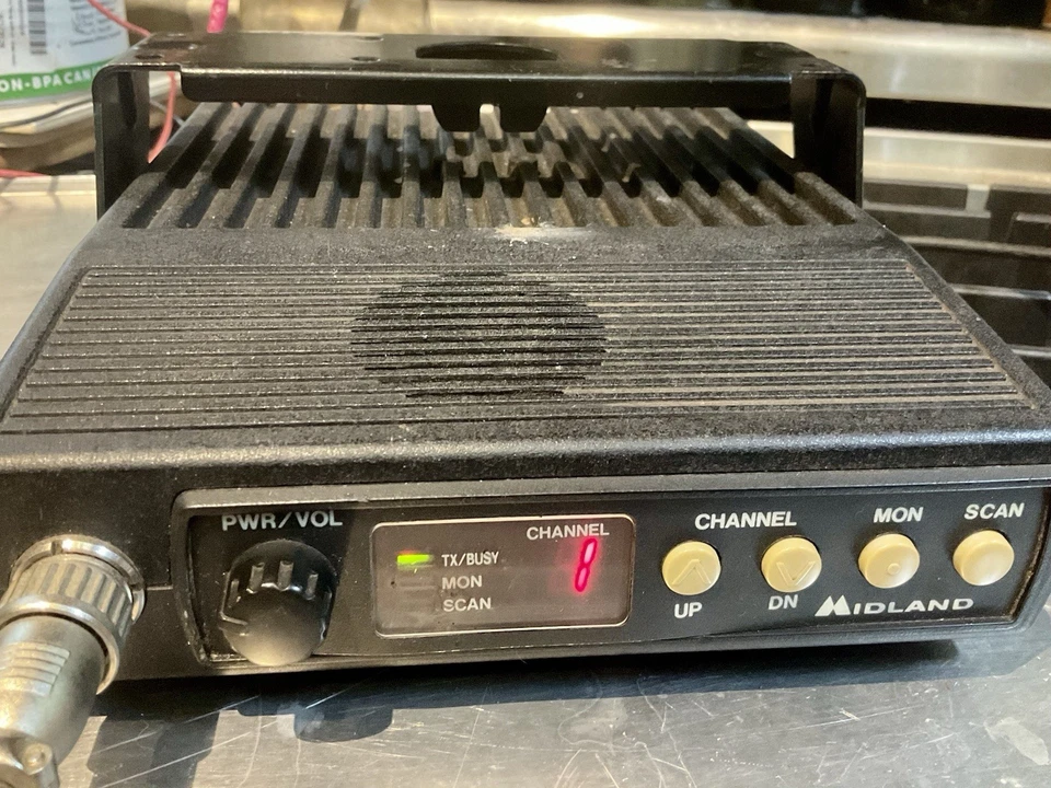 Midland 75-1526B radio de 2 vías 70-2103C DTMF micrófono enciende 405-430 MHz 15-25 vatios Foto 4 de 4