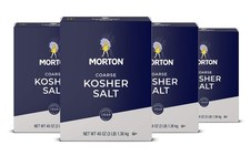 Coarse Kosher Salt 48 oz 3 lb - 4-Pack, Perfect for Cooking Baking Essential