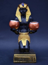 Authentic Ancient Egyptian Antiques Rare Tutankhamun candle holder Egyptian BC