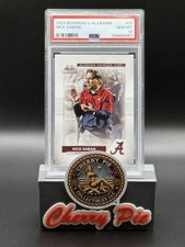 🐘 2023 Bowman U University Alabama Nick Saban PSA 10 GEM MINT
