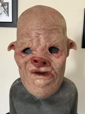 Immortal Masks Pork Chop realistic silicone half mask *Discontinued! Rare!