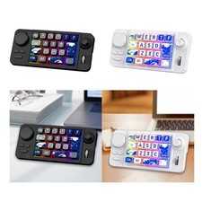 Mechanische Tastatur mit Ziffernblöcken, wiederaufladbar, mit Game-Joystick