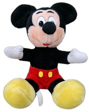 Vintage Mickey Mouse Plush Stuffed Animal Toy Doll, Walt Disney World Disneyland