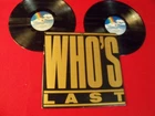 THE WHO'S 1980 HITS DOUBLE LP "WHO'S LAST" ON CLASSIC ROCK VINTAGE VINYL!