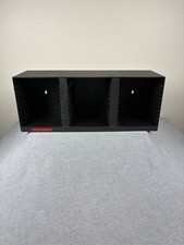 Laserline CD Storage Rack Wall Mount Case Holder Black Plastic 33 CD s