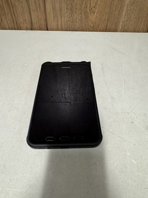 Samsung Galaxy Tab E 8.0 SM-T377V Tablet Black w/ Rugged Case   Untested