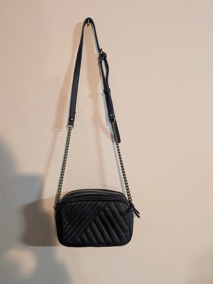 Urban выражения лоскутное одеяло серебряная цепочка через плечо веганский сумочки синий VG - Изображение 2 из 4