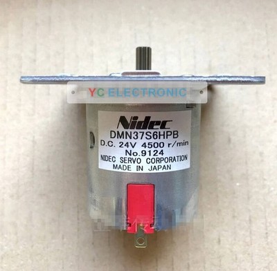 1PCS New For NIDEC SERVO DC Motor DMN37S6HPB 24V Motor 4500 r/min