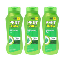 Pert OdorX Daily Moisturizing 2-in-1 Shampoo & Conditioner, 25.4oz (pack of 3)