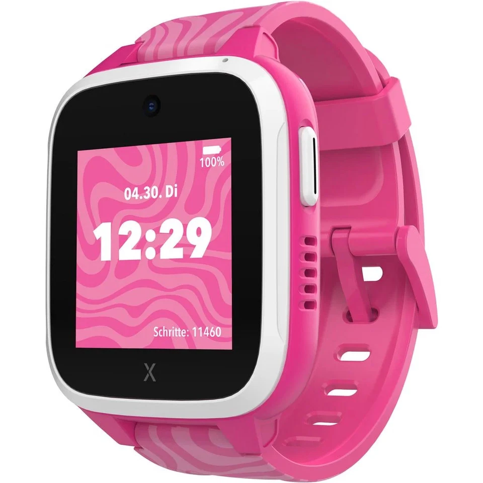 XPLORA XGO3 2. Generation Kinder Smartwatch Pink Silikon, Foto 3 von 3
