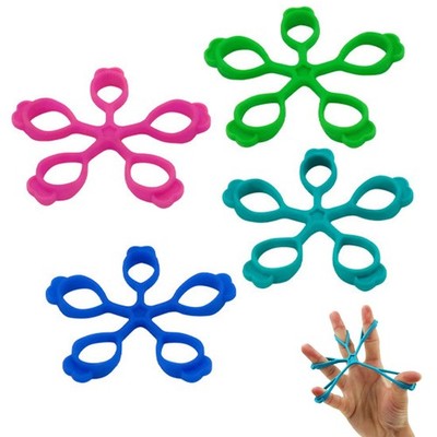4 Stück Finger Force Trainer Widerstandsbänder für Finger Silikon Finger