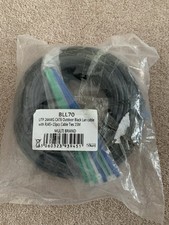 UTP 24AWG CAT6 Outdoor Black LAN 15m Cable With RJ45 + 15 Cable Ties