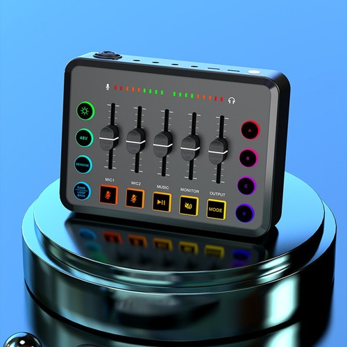 Kompakter wiederaufladbarer Audiomixer ideal für Reise- und Fernaufnahmen - Bild 8 von 14