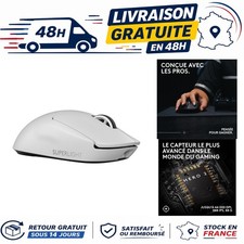 Logitech G PRO X SUPERLIGHT 2 SE Souris Gaming Sans Fil LIGHTSPEED Blanche