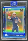 2024 Panini Donruss Optic Drake Maye Aqua Rated Rookie #/299 Patriots DAMAGED