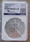2020 W MS70 Silver Eagle Burnished Early Releases NGC Mercanti - Mint...
