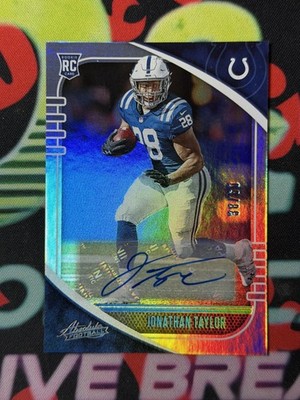 2020 Panini Absolute #161 Jonathan Taylor Signature Rookies Spectrum #/60