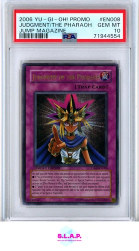 JUDGMENT / THE PHARAOH JUMP MAGAZINE YU-GI-OH! PRM JUMP MAGAZINE 2006 EN008 PSA 10