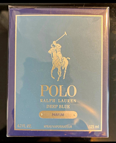 Ralph Lauren Polo Deep Blue Parfum Spray 4.2 oz / 125 mL Citrus Marine Woods