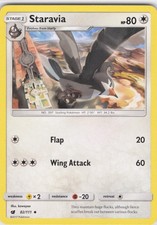 2017 Staravia Uncommon SM - Crimson Invasion 82/111 NM Normal LP-NM