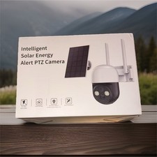 Solar Powered PTZ Wireless Outdoor Weatherproof Camera Night Vision