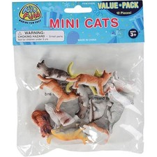 Mini Cat Figures Asst. (12 count)