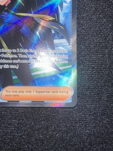 Pokémon TCG Geeta Full Art Holo Karte 218/197 Sv03: Obsidian Flammen - Bild 4 von 10
