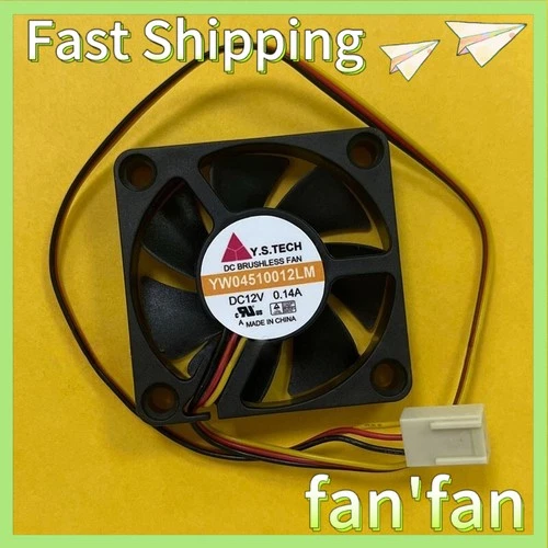 1PCS Y.S.TECH YW04510012LM 4.5cm 12V 0.14A car amplifier cooling fan#