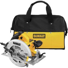 DEWALT Circular Saw, 7-1/4 inch, Pivoting with up to 57 Degree Bevel DWE575SB