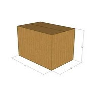 5 21x14x14 Kraft Brown Corrugated Shipping Boxes 32 ECT Single-Wall New