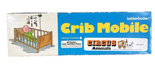 Vintage Knickerbocker Crib Mobile Circus Animals See Desc