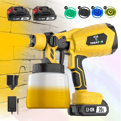 #ad #ad 20V Wireless Spray Gun Handheld Rechargeable Painting Gun High Pressure Paint $24.00