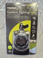TORK 642E Outdoor Digital Light timer 6.5" cord 20 settings 125 vac/15amp
