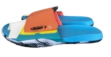 AND1 Nothin But Net Orange Multicolor Sandal Slide Mens Size 13