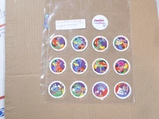 POGS/MILKCAPS IRON KIDS BREAD WITH IZZY OLYMPICS COMPLETE SET OF 13 SHEETED RARE
