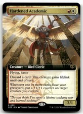 Hardened Academic Extended Art MTG R 351 Secrets of Strixhaven SOS NM