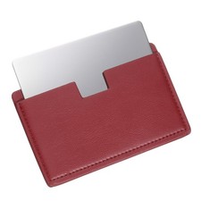 Small Pocket Mirror Travel Mirror Stainless Steel Burgundy 2.5 x 3.8 Inch