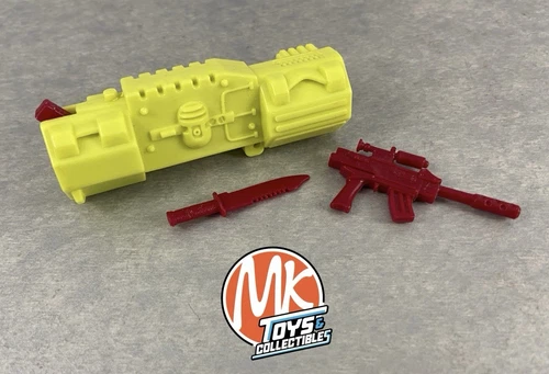 1993 GI JOE 3.75” - GRISTLE (V1 / S12) BATTLE CORPS - WEAPON ACCESSORIES