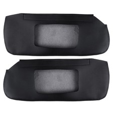 Pair Black Sun Visor Replacement Cover Skin Leather For 1993-02 Camaro Firebird Pair Black Sun Visor Replacement Cover Skin Leather For 1993-02 Camaro Firebird