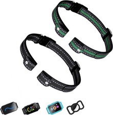 2-Pack Shock Collar Straps   Adjustable Nylon Bands for Dog Training E-Collar...