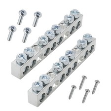 Ground Bar Kit - 2 Pack, Electrical Grounding Bus Bar, Heavy Duty, Easy Install