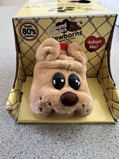 Pound Puppies Newborns New in Box Hasbro 2018 80s Vintage brown Dog pointy ears