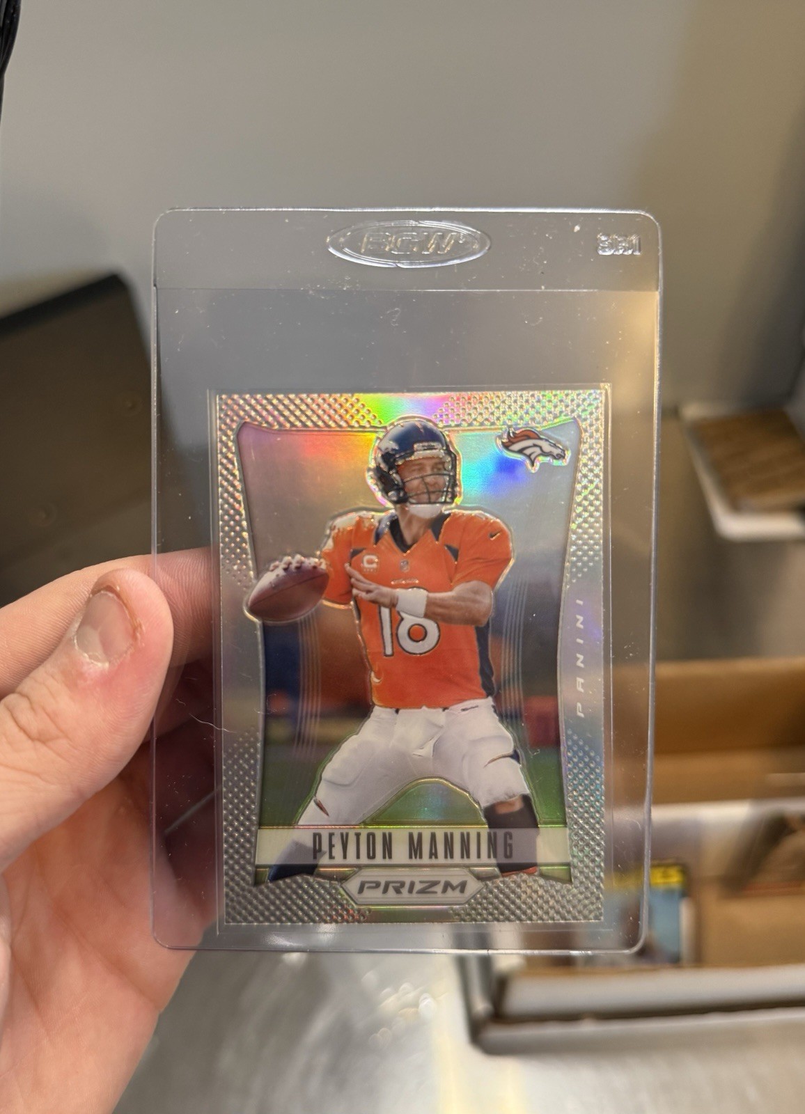 2012 PANINI PRIZM PEYTON MANNING #60 SILVER PRIZM RARE