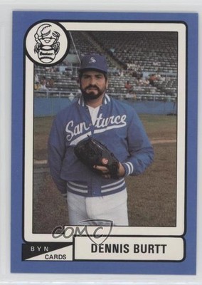 1988-89 BYN Puerto Rico Winter League Dennis Burtt #180 0b0