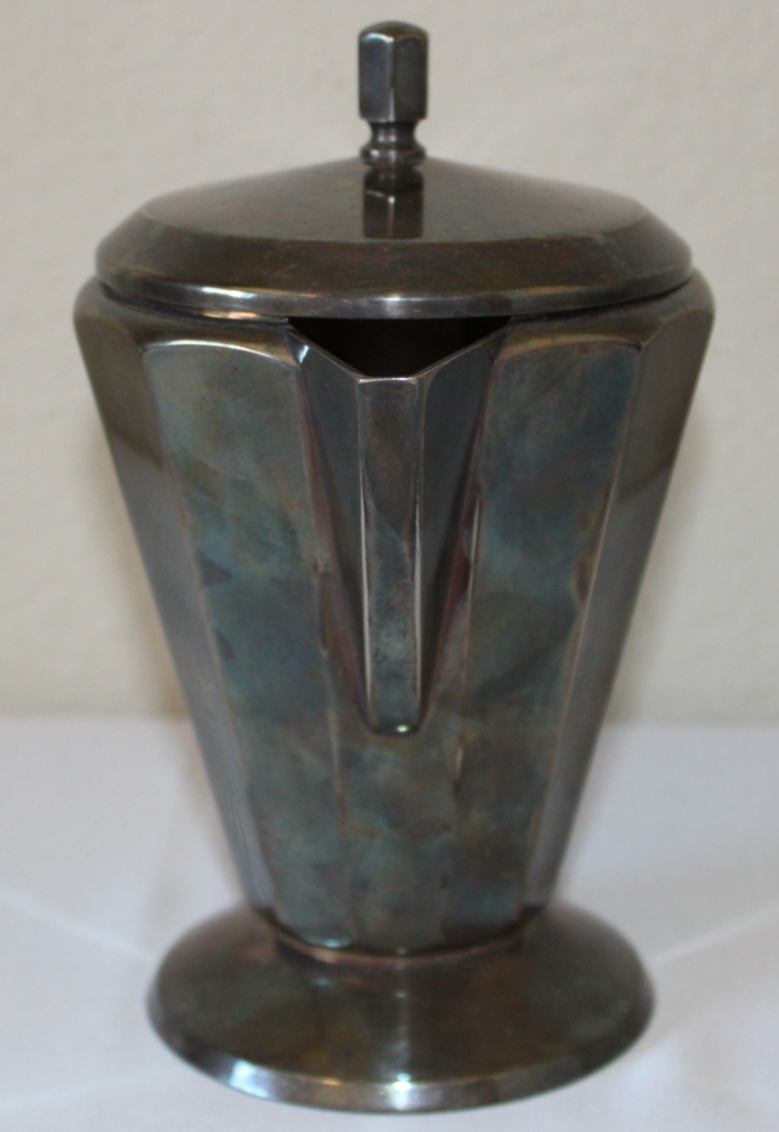 Antique Art Deco Silverplate Coffee Pot Art Krupp Berndorf Vintage 70cl