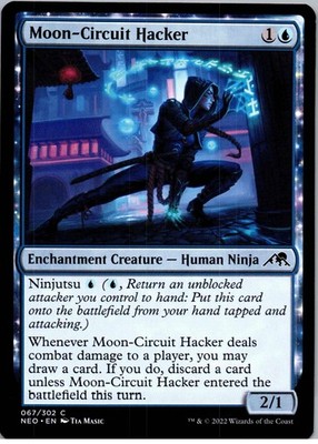 Moon-Circuit Hacker - C - Kamigawa: Neon Dynasty - 67 - NM - Normal