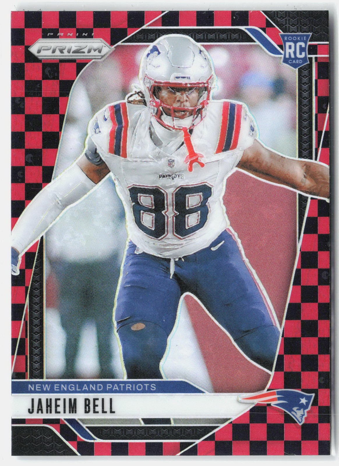 Jaheim Bell Panini Prizm #337 Black/Red Checker