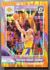 Kareem Abdul Jabbar 2024 - 25 Donruss Optic Orange Shock /225 Legends #228