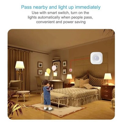 WiFi Body Motion Sensor Home Security Remote Control For Tuya Compatible