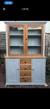Annie Sloan Painted Dresser With Glass Refurbished And Free Local Delivery
